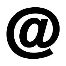 e-mail at-symbol